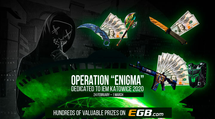 Операция "Энигма", приуроченная к IEM Katowice 2020