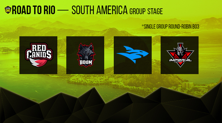 Esl One Road To Rio Group Stages Of Europe North America And South America Regions